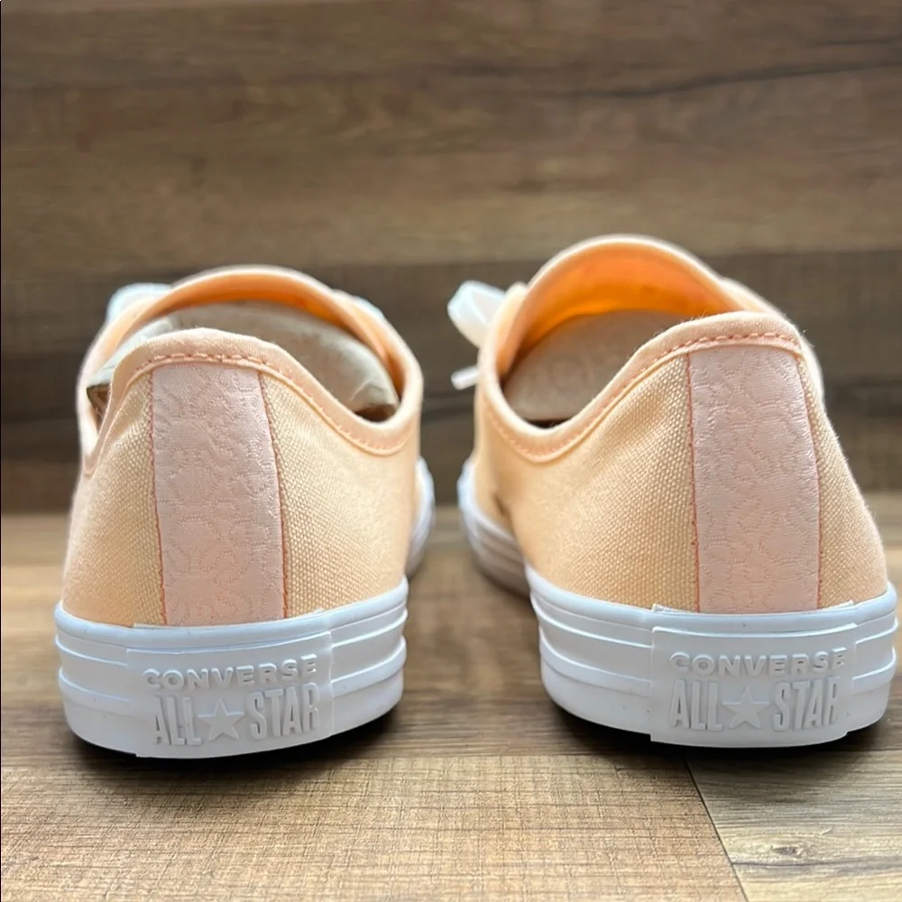Converse Peach Canvas Sneakers